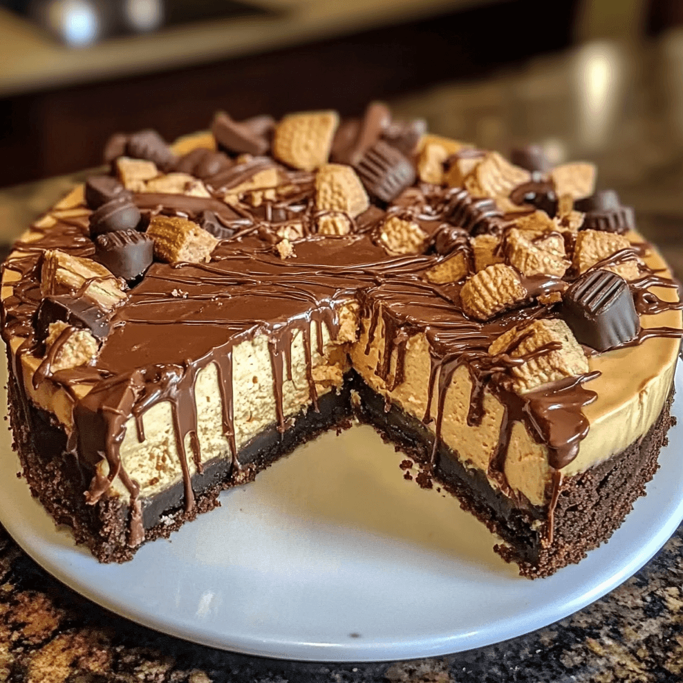 How to Make a Mouth-Watering Reese’s Peanut Butter Cup Cheesecake