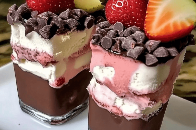 How to Make Homemade Chocolate-Strawberry Ice Cream Bars from Scratch