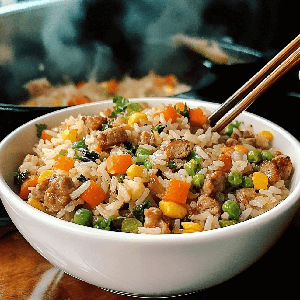 Easy Fried Rice with Veggies Recipe for a Flavorful Meal