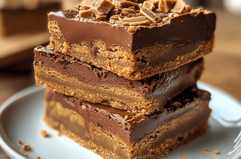 Chocolate Biscoff Blondies Recipe: A Dreamy Dessert You’ll Love
