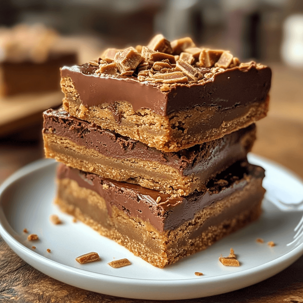 Chocolate Biscoff Blondies Recipe: A Dreamy Dessert You’ll Love