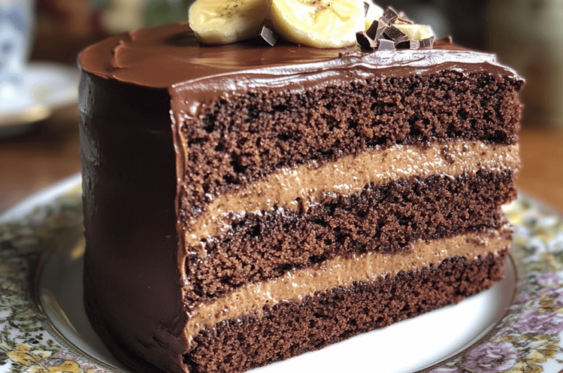 Chocolate Banana Tea Time Cake: A Deliciously Simple Homemade Recipe