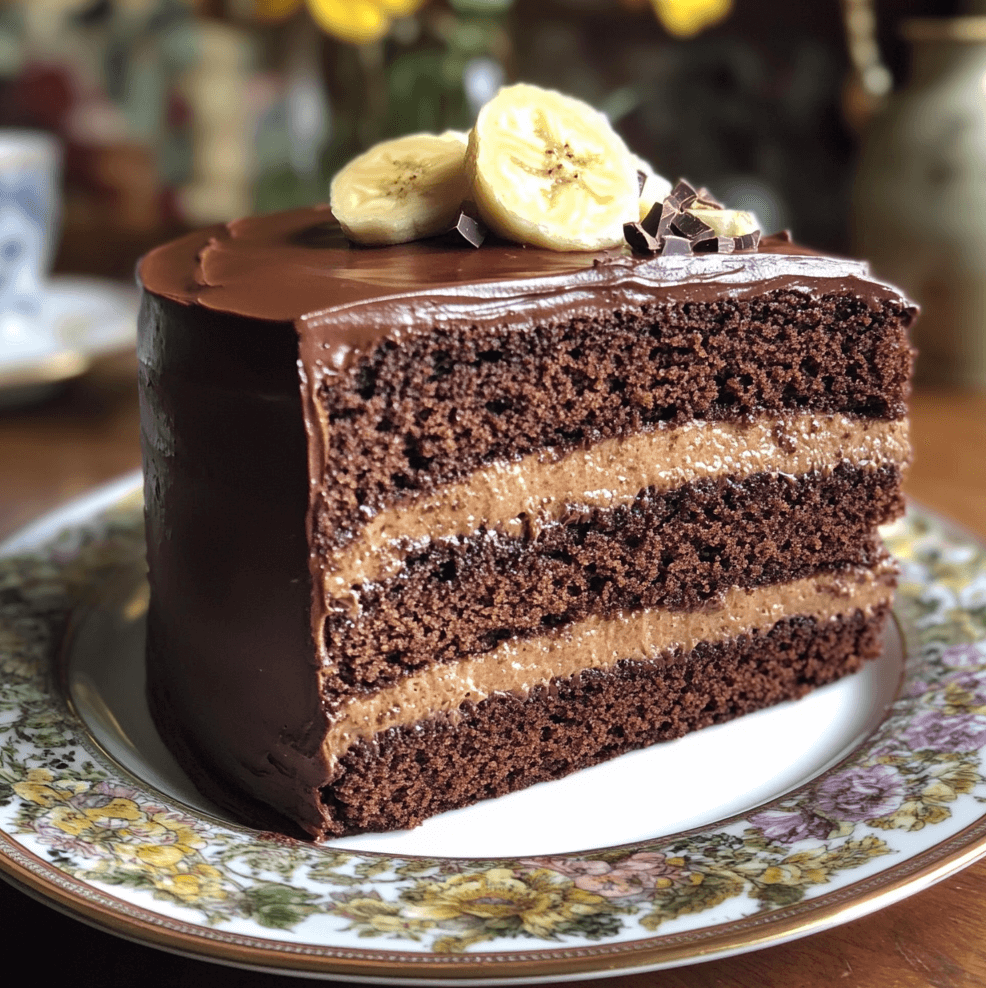 Chocolate Banana Tea Time Cake: A Deliciously Simple Homemade Recipe