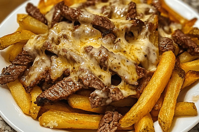 How to Make Philly Steak Cheese Fries