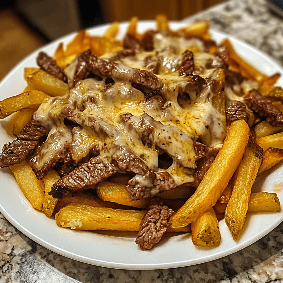 How to Make Philly Steak Cheese Fries