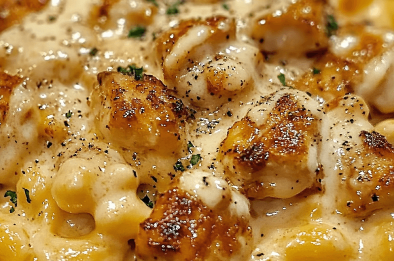 How to Make Creamy Honey Pepper Chicken Mac and Cheese Delight