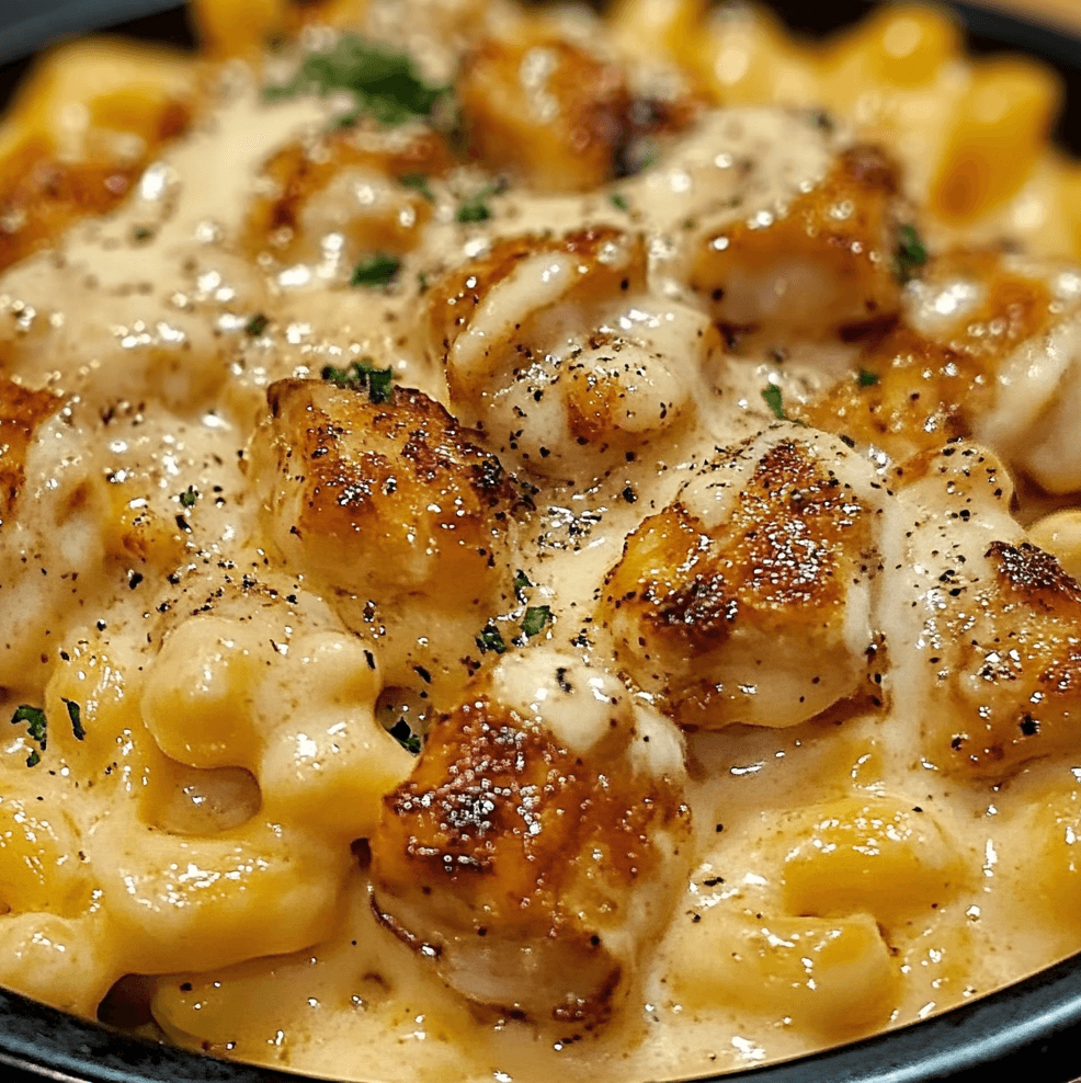 How to Make Creamy Honey Pepper Chicken Mac and Cheese Delight